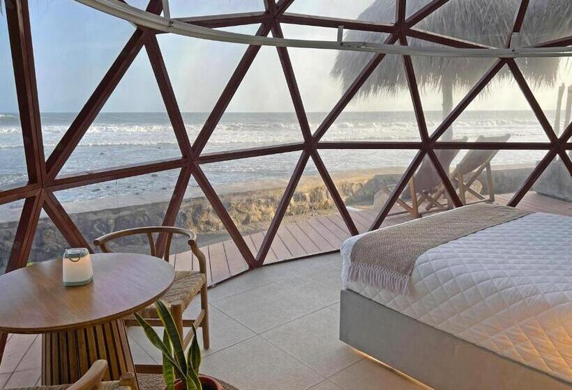 اتاق خانوادگی با چشم‌انداز دریا, Almare Zonte   Beachfront Glamping