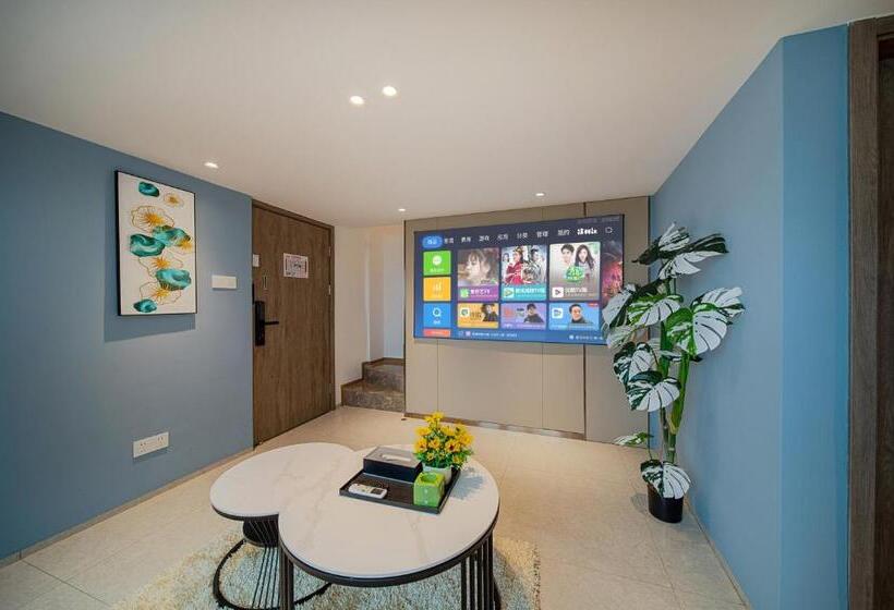 Suite met 2 Slaapkamers, 金舍名都国际公寓广州天河金融城三溪地铁站店