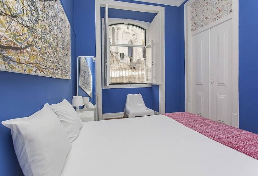 غرفة قياسية حمام مشترك, 5 Sins Chiado Hostel