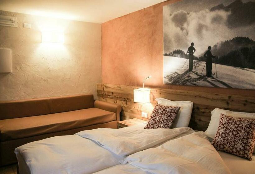 家庭房带园景, Malga Millegrobbe Nordic Resort