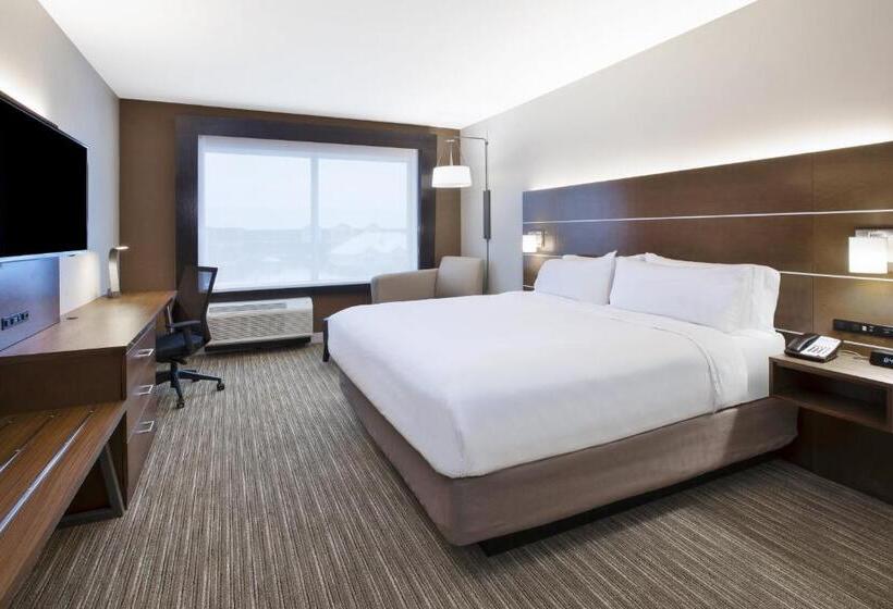 디럭스 룸 킹사이즈 침대, Holiday Inn Express & Suites Okemos   University Area, An Ihg