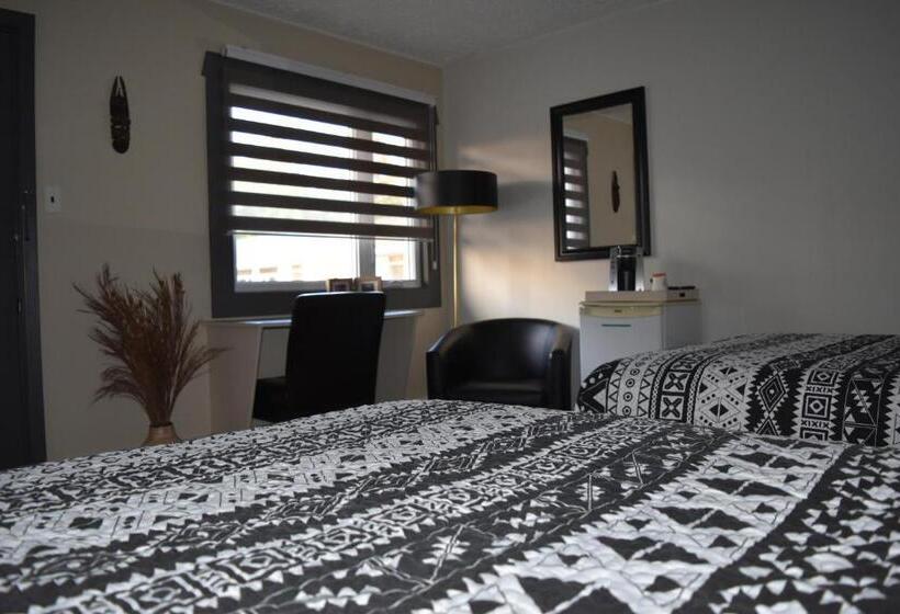 Номер Стандарт 2 Двуспальные Кровати, Motel De L Anse Et Camping Rimouski