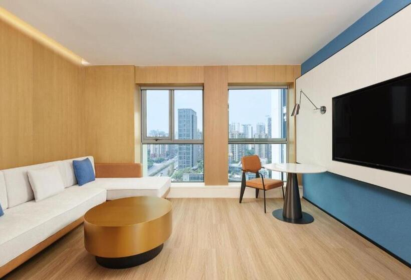 キングサイズベッドのエクゼクティブ, Four Points By Sheraton Chongqing North Railway Station