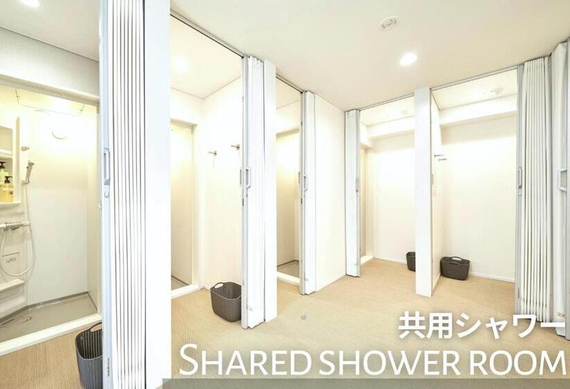 Номер Стандарт Четырехместный Совместный Санузел, Webase Hakata Hostel
