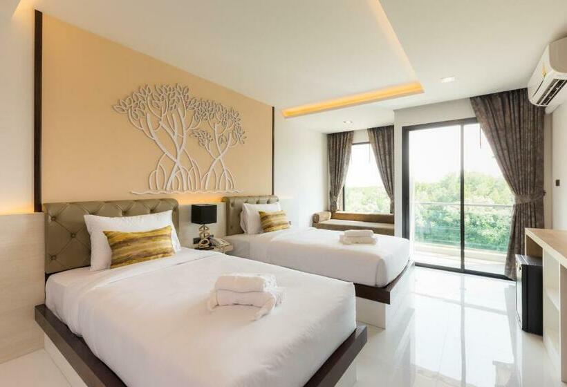 풀장 전망 디럭스 룸, River Front Krabi