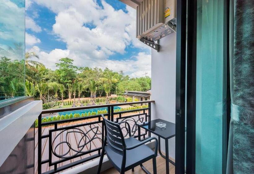 풀장 전망 디럭스 룸, River Front Krabi