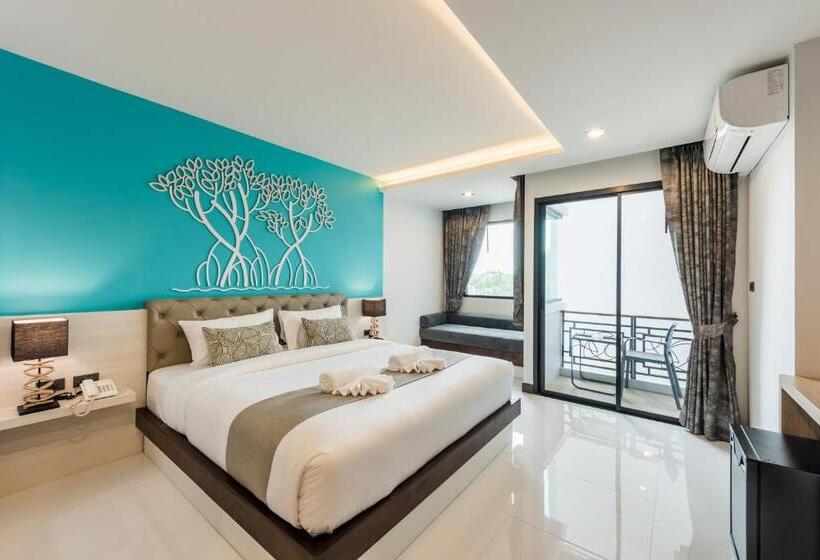 스탠다드 룸 킹사이즈 침대, River Front Krabi