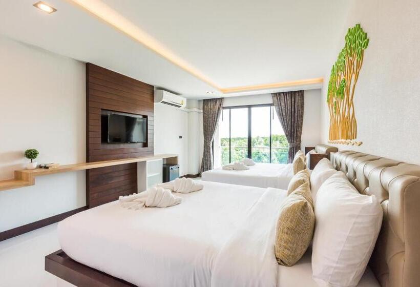 디럭스 패밀리 룸, River Front Krabi