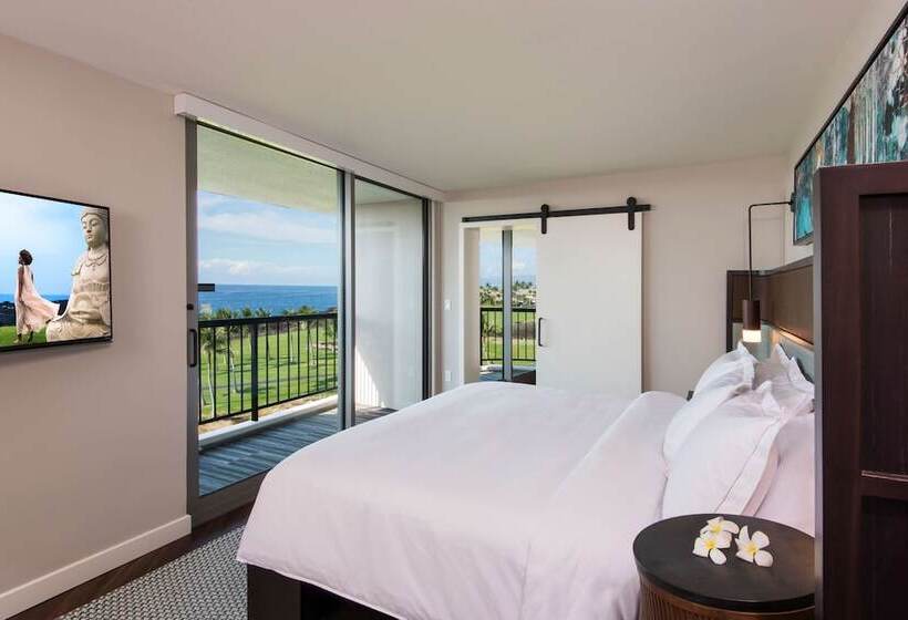Апартаменты 1 Спальня Вид на Море, Hilton Grand Vacations Club Ocean Tower Waikoloa Village