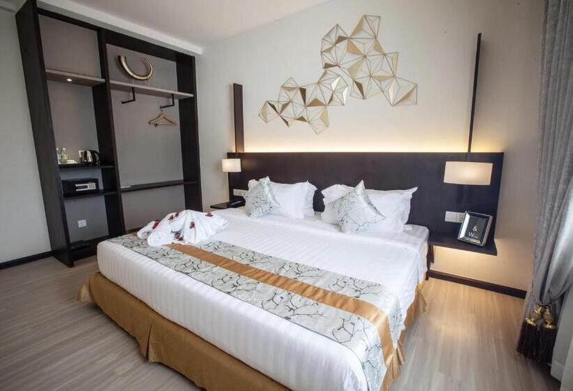 キングサイズベッドのスーペリアルーム, Amamas Boutique Hotel Kuching