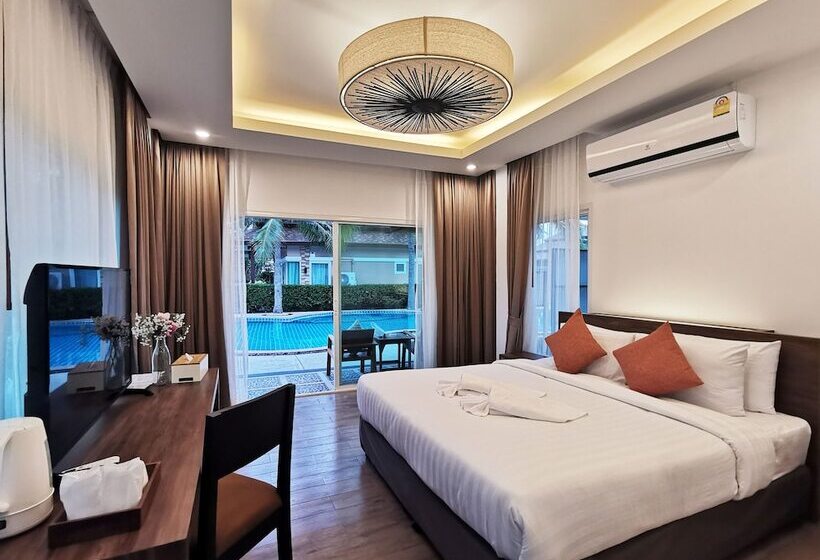침실 1개 디럭스 빌라, Keang Kluen Talay Resort