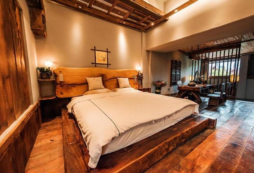 اتاق خانوادگی با چشم‌انداز باغ, Yunlu Lianxin Guesthouse