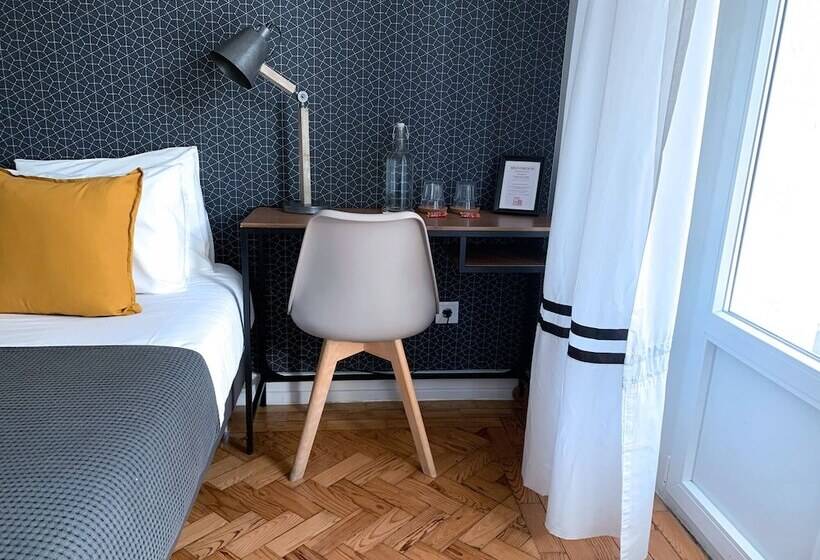 اتاق استاندارد با سرویس بهداشتی مشترک, Dumont Lisbon Guesthouse