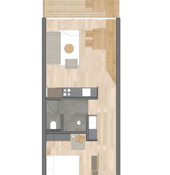 Апартаменты Пентхаус 1 Спальня, Panoramic Suites Winzerhöhe