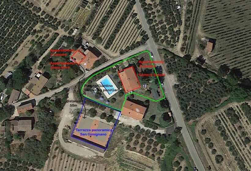 Апартаменты 3 Спальни, Agriturismo Azienda Agricola La Roccaia