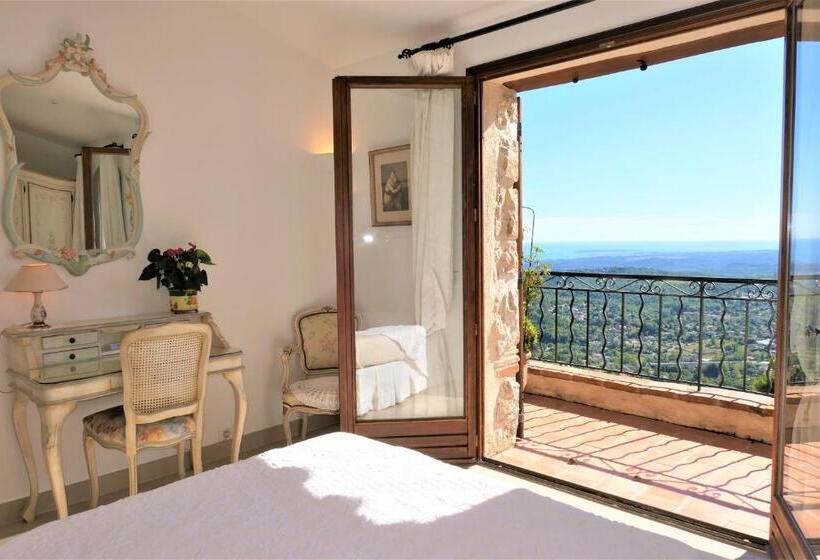 اتاق استاندارد با چشم‌انداز دریا, La Bastide Des Pins