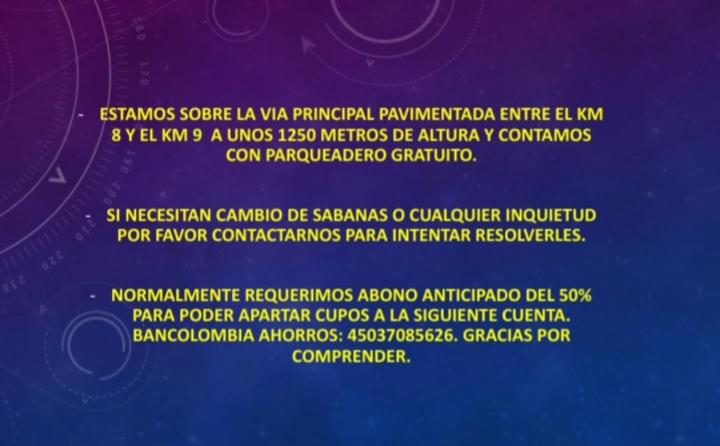 스탠다드 방갈로, Miradores Del Oso Perezoso