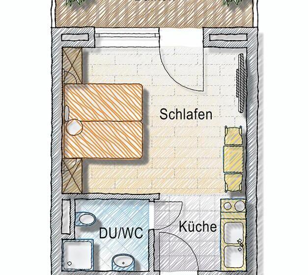 Студия Стандарт, Alp Chalet